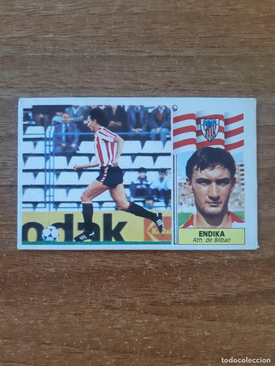 Cromos de f&uacute;tbol: Endika (Athletic Bilbao) Liga 86-87 ESTE. Nunca pegado, sin pegar