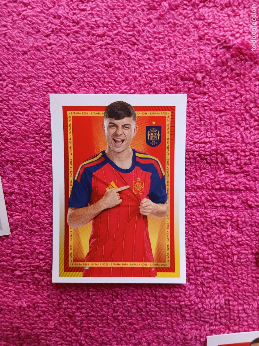 Cromos de f&uacute;tbol: espa&ntilde;a 2026 37 pedri selecci&oacute;n espa&ntilde;ola panini carrefour family mundial de futbol