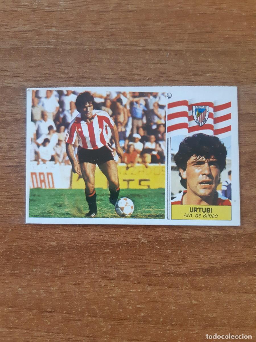 Cromos de f&uacute;tbol: Urtubi (Athletic Bilbao) Liga 86-87 ESTE. Nunca pegado, sin pegar