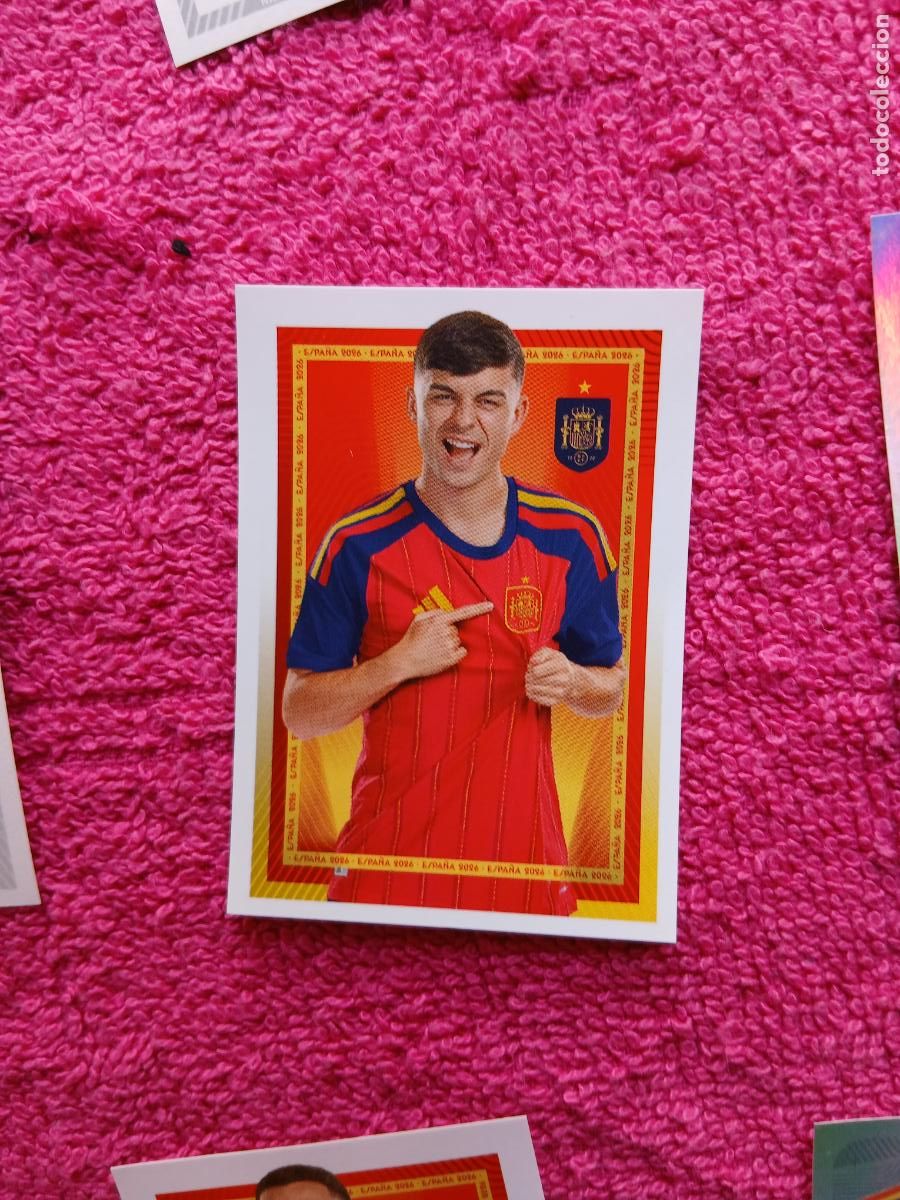 Cromos de f&uacute;tbol: espa&ntilde;a 2026 37 pedri selecci&oacute;n espa&ntilde;ola panini carrefour family mundial de futbol