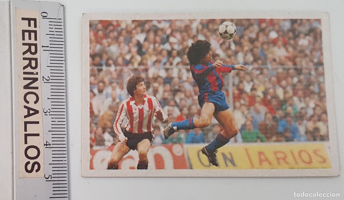 Cromos de f&uacute;tbol: DIEGO ARMANDO MARADONA, MIS ENSE&Ntilde;ANZAS 98, CROMO ESPORT SA, LIGA 1&ordf; DIVISI&Oacute;N 1984 85, SIN PEGAR