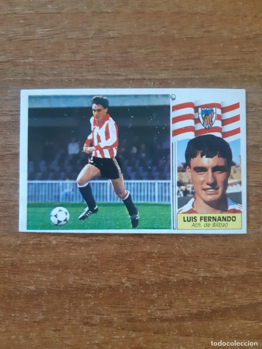 Cromos de f&uacute;tbol: Lu&iacute;s Fernando (Athletic Bilbao) Liga 86-87 ESTE. Nunca pegado, sin pegar