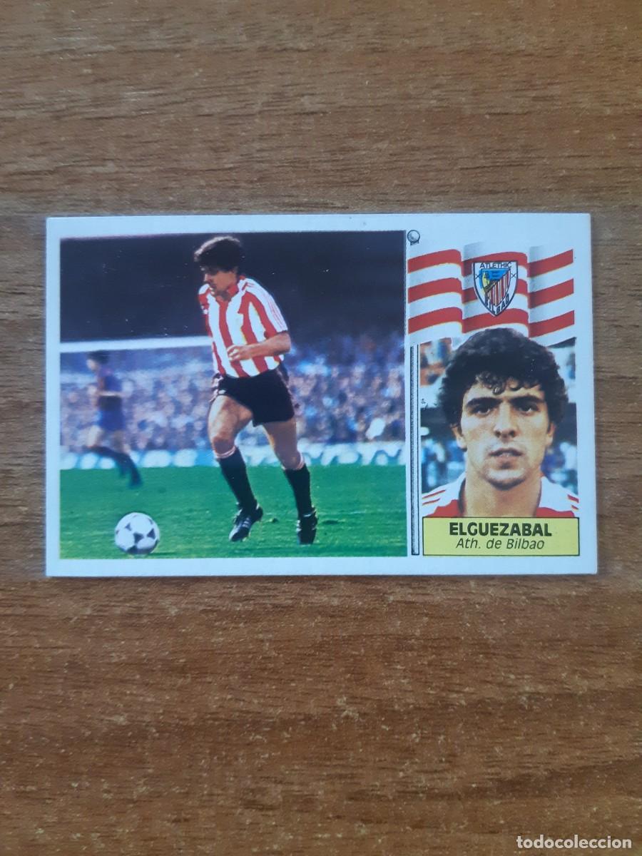 Cromos de f&uacute;tbol: Elguezabal (Athletic Bilbao) Liga 86-87 ESTE. Nunca pegado, sin pegar