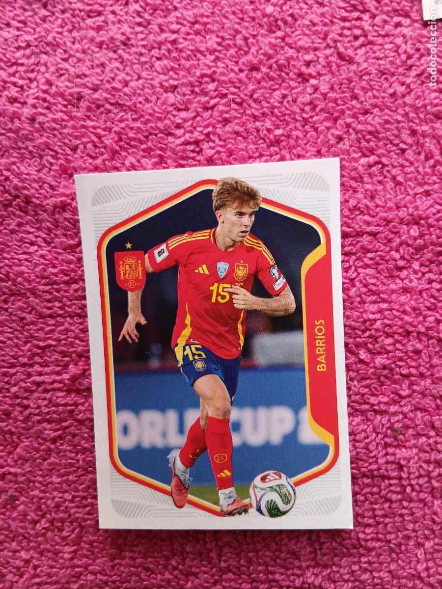Cromos de f&uacute;tbol: espa&ntilde;a 2026 39 barrios selecci&oacute;n espa&ntilde;ola panini carrefour family mundial de futbol