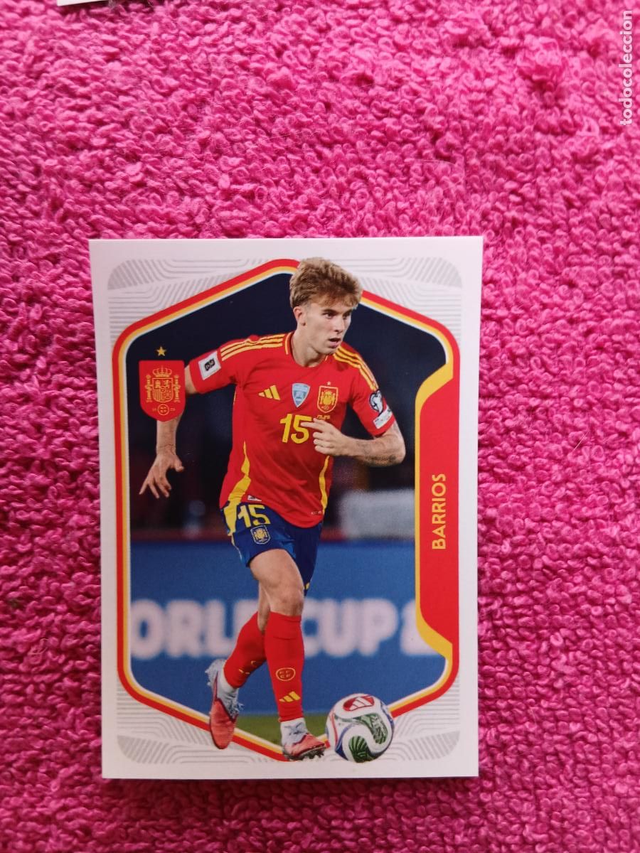 Cromos de f&uacute;tbol: espa&ntilde;a 2026 39 barrios selecci&oacute;n espa&ntilde;ola panini carrefour family mundial de futbol