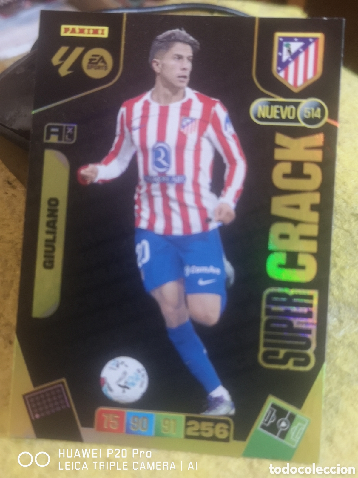 Cromos de f&uacute;tbol: ADRENALYN 2025 2026 GIULIANO 514 NUEVO SUPER CRACK - ATL&Eacute;TICO MADRID