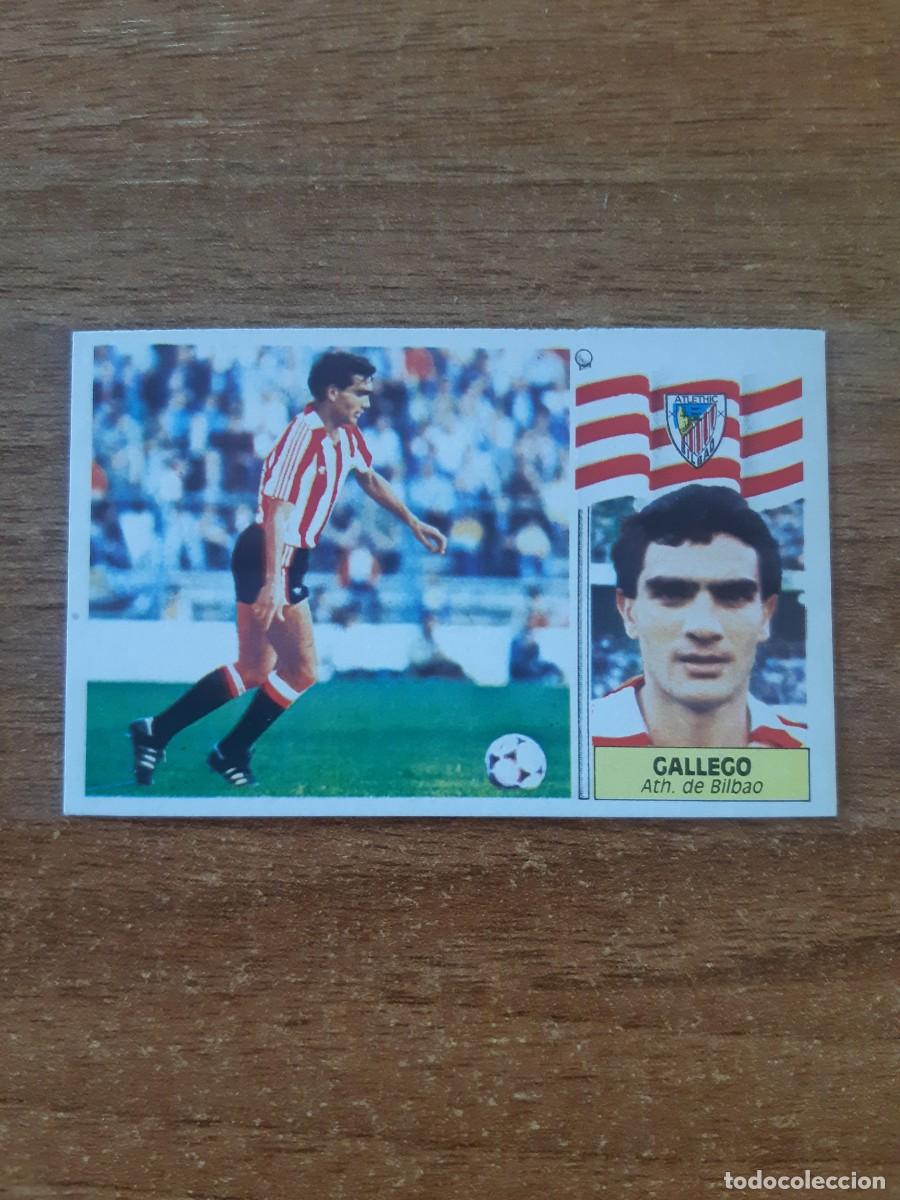 Cartes &agrave; collectionner de Football: Gallego (Athletic Bilbao) Liga 86-87 ESTE. Nunca pegado, sin pegar