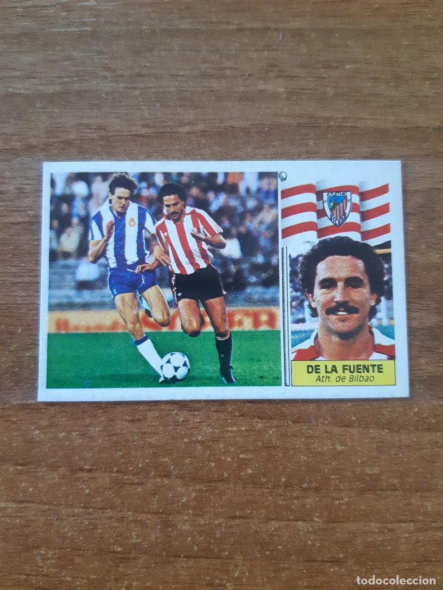 Cartes &agrave; collectionner de Football: De La Fuente (Athletic Bilbao) Liga 86-87 ESTE. Nunca pegado, sin pegar