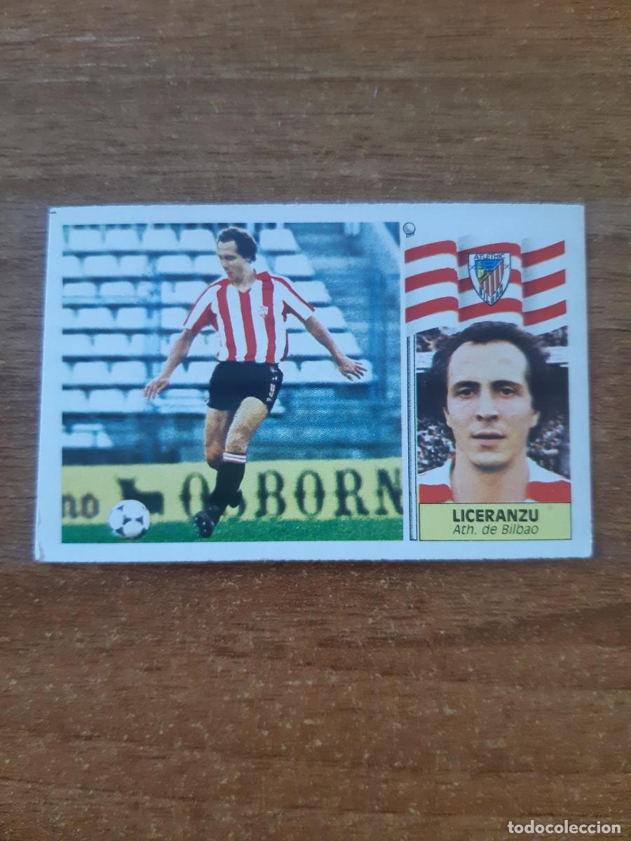 Cartes &agrave; collectionner de Football: Liceranzu (Athletic Bilbao) Liga 86-87 ESTE. Nunca pegado, sin pegar