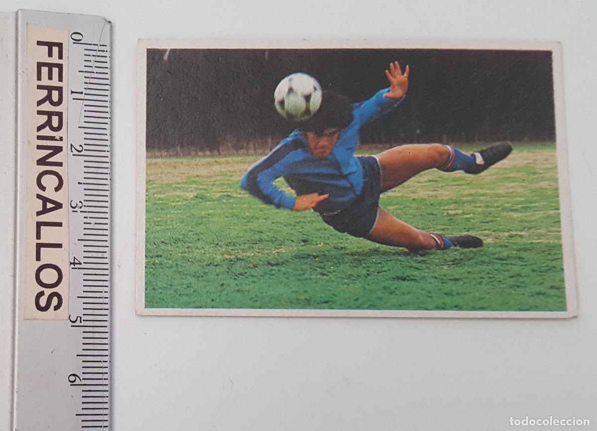 Fu&szlig;ball-Sticker: DIEGO ARMANDO MARADONA, MIS ENSE&Ntilde;ANZAS 96, CROMO ESPORT SA, LIGA 1&ordf; DIVISI&Oacute;N 1984 85, SIN PEGAR
