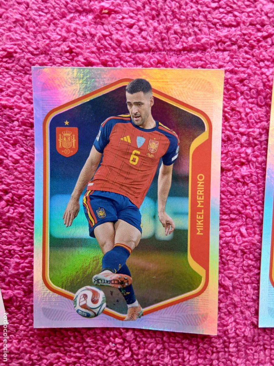 Fu&szlig;ball-Sticker: espa&ntilde;a 2026 42 mikel merino selecci&oacute;n espa&ntilde;ola panini carrefour family mundial de futbol