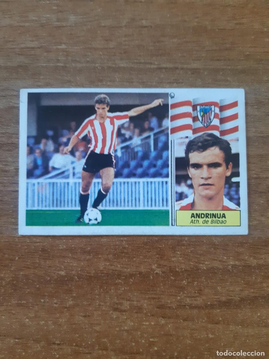 Cartes &agrave; collectionner de Football: Andrinua (Athletic Bilbao) Liga 86-87 ESTE. Nunca pegado, sin pegar