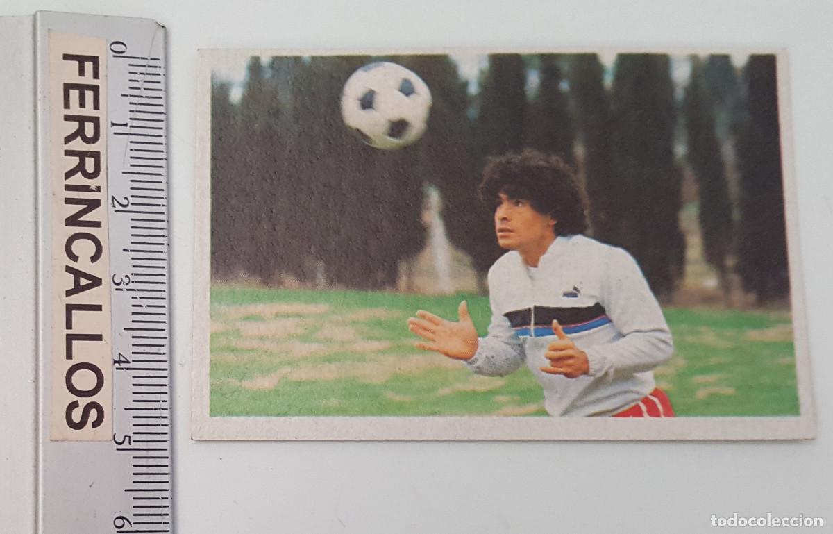 Cromos de f&uacute;tbol: DIEGO ARMANDO MARADONA, MIS ENSE&Ntilde;ANZAS 94, CROMO ESPORT SA, LIGA 1&ordf; DIVISI&Oacute;N 1984 85, SIN PEGAR