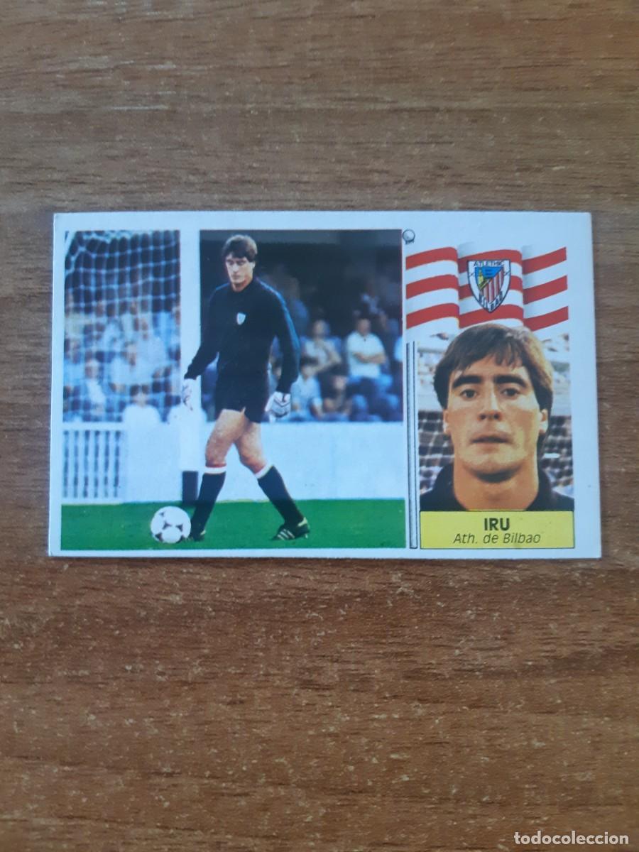 Cromos de f&uacute;tbol: Iru (Athletic Bilbao) Liga 86-87 ESTE. Nunca pegado, sin pegar