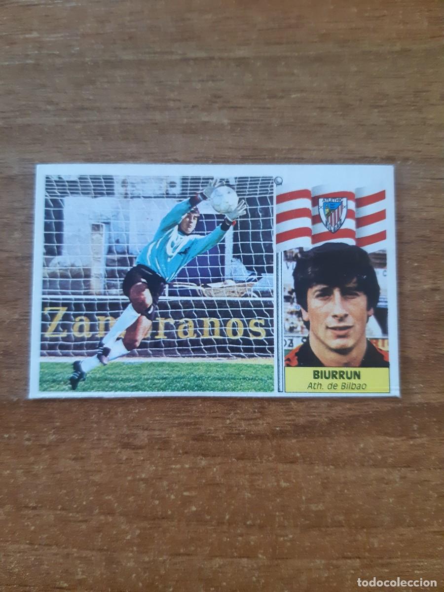 Cromos de f&uacute;tbol: Biurrun (Athletic Bilbao) Liga 86-87 ESTE. Nunca pegado, sin pegar