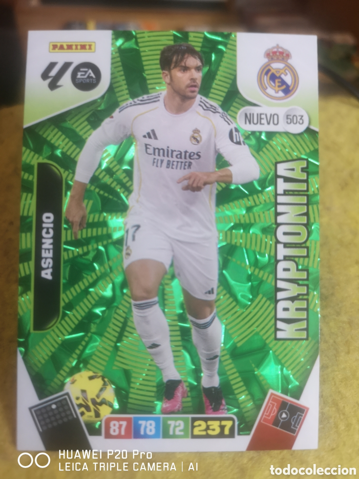 Cromos de f&uacute;tbol: ADRENALYN 2025 2026 ASENCIO NUEVO KRYPTONITA 503 - REAL MADRID