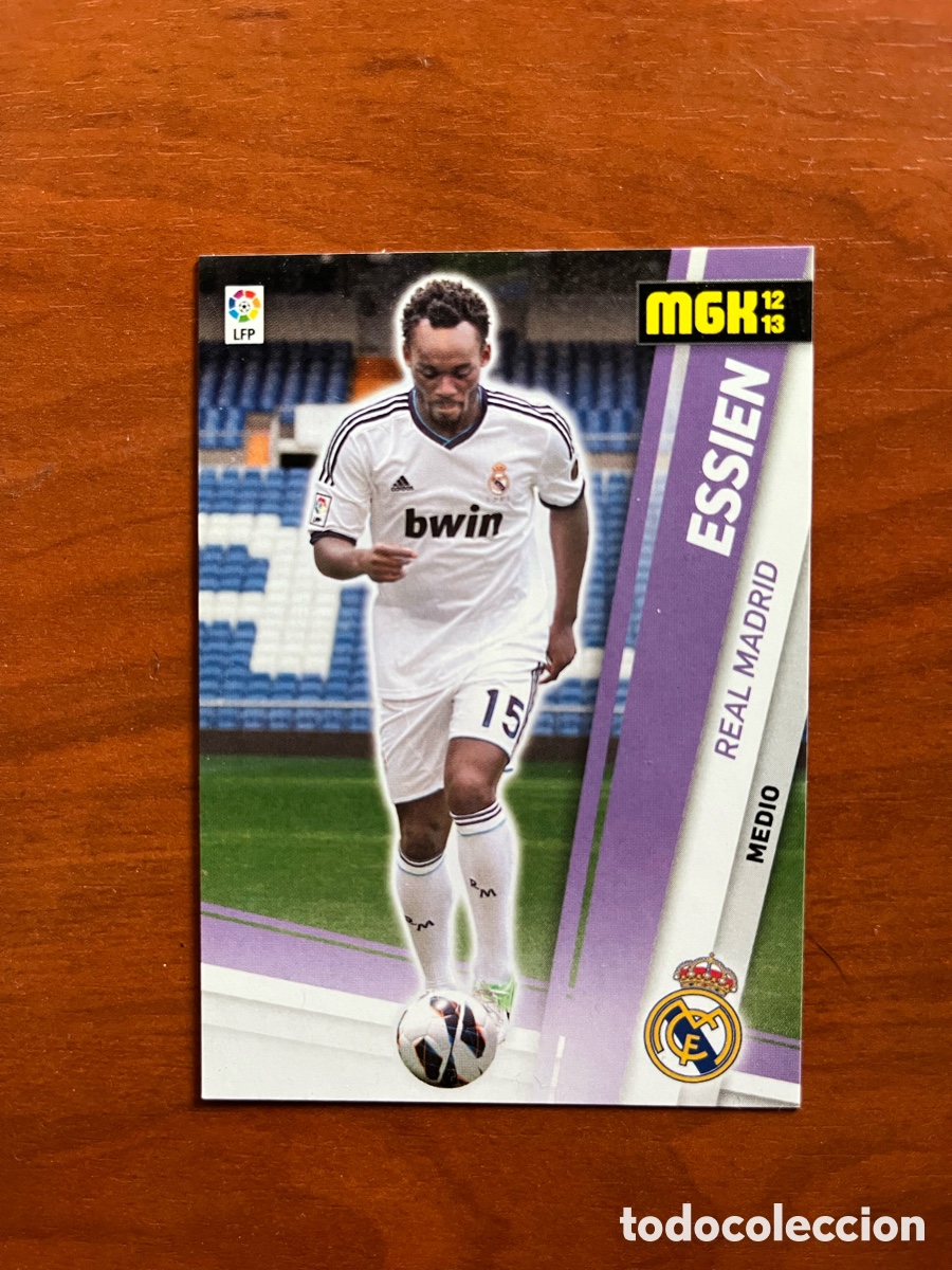 Cromos de f&uacute;tbol: MEGACRACKS 2012 2013 12 13 PANINI ESSIEN 191 BIS FICHAJE (REAL MADRID) ALBUM CARD LIGA F&Uacute;TBOL MGK