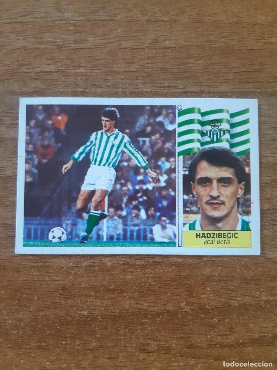 Cromos de f&uacute;tbol: Hadzibegic (Betis) Liga 86-87 ESTE. Nunca pegado, sin pegar