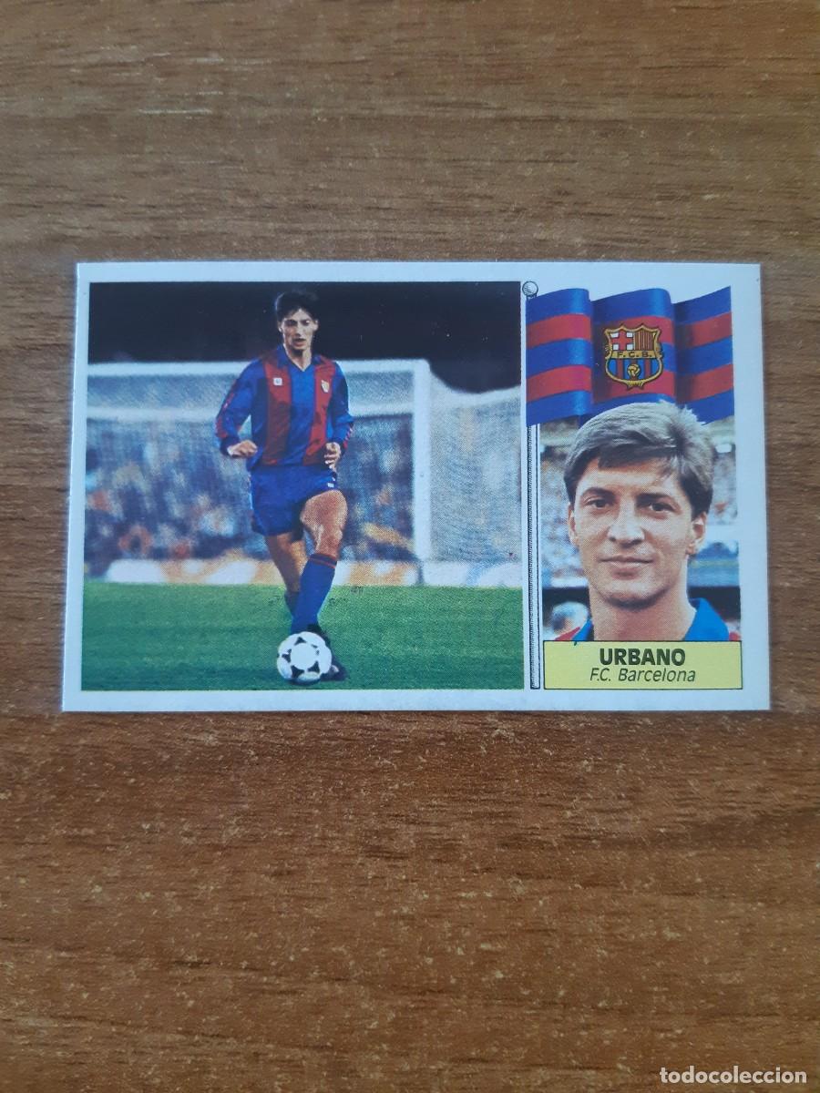 Cromos de f&uacute;tbol: Urbano (Barcelona) Liga 86-87 ESTE. Nunca pegado, sin pegar