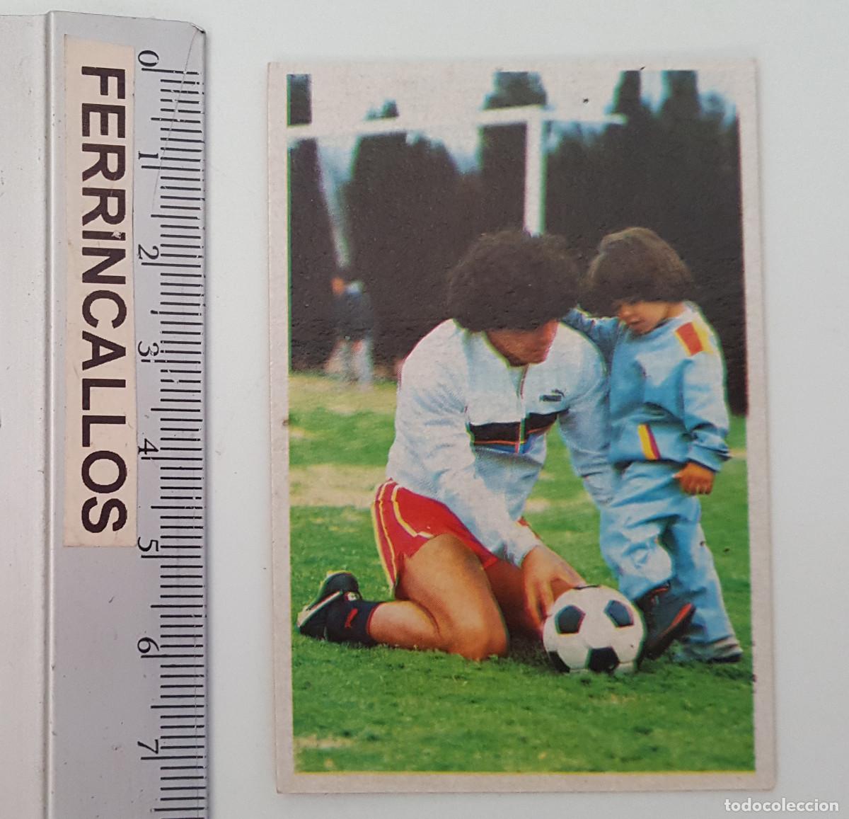 Cromos de f&uacute;tbol: DIEGO ARMANDO MARADONA, MIS ENSE&Ntilde;ANZAS 90, CROMO ESPORT SA, LIGA 1&ordf; DIVISI&Oacute;N 1984 85, SIN PEGAR