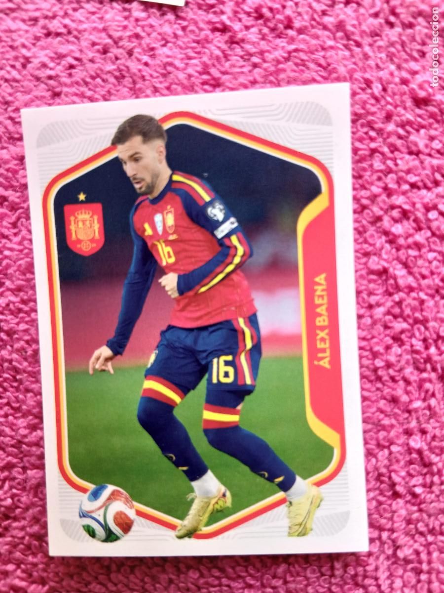 Cromos de f&uacute;tbol: espa&ntilde;a 2026 44 alex baena selecci&oacute;n espa&ntilde;ola panini carrefour family mundial de futbol