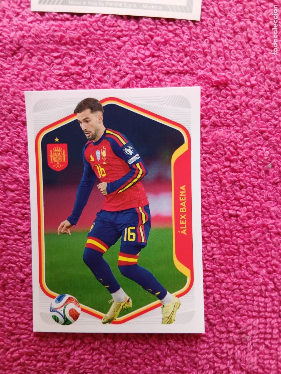 Cromos de f&uacute;tbol: espa&ntilde;a 2026 44 alex baena selecci&oacute;n espa&ntilde;ola panini carrefour family mundial de futbol