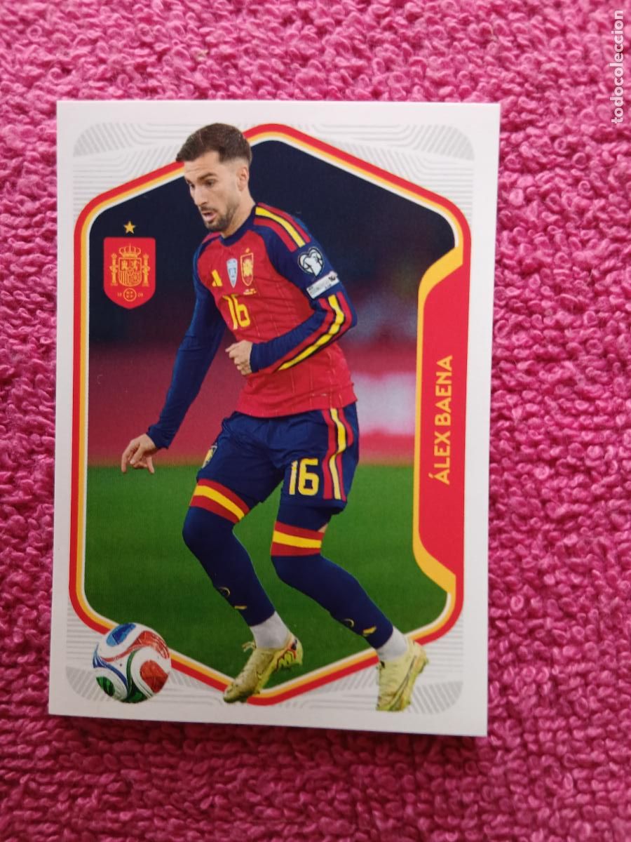 Cromos de f&uacute;tbol: espa&ntilde;a 2026 44 alex baena selecci&oacute;n espa&ntilde;ola panini carrefour family mundial de futbol
