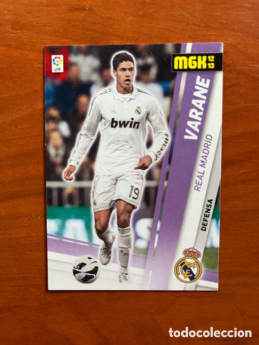 Cromos de f&uacute;tbol: 186 BIS VARANE REAL MADRID PANINI LIGA MEGACRACKS 2012 2013 12 13 ADRENALYN