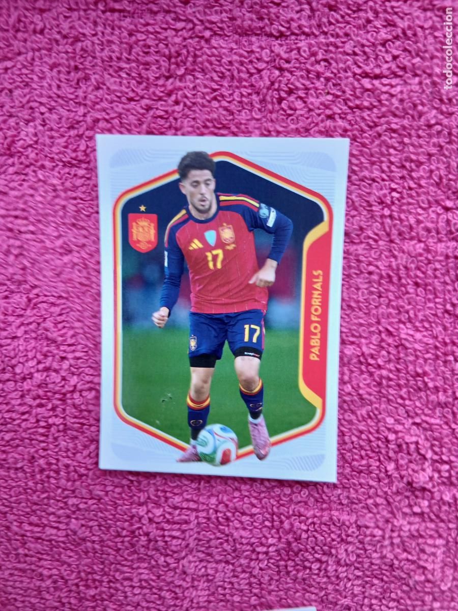 Cromos de f&uacute;tbol: espa&ntilde;a 2026 45 pablo fornals selecci&oacute;n espa&ntilde;ola panini carrefour family mundial de futbol