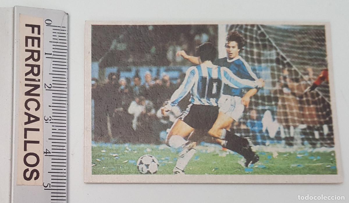 Cromos de f&uacute;tbol: DIEGO ARMANDO MARADONA, MIS ENSE&Ntilde;ANZAS 85, CROMO ESPORT SA, LIGA 1&ordf; DIVISI&Oacute;N 1984 85, SIN PEGAR