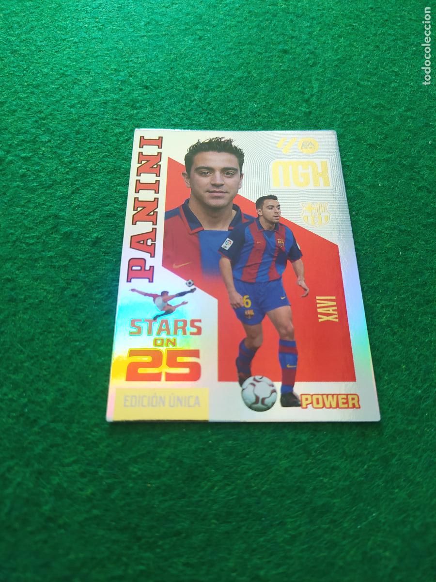 Cromos de f&uacute;tbol: MEGACRACKS 2026 2027 MGK 26 27 NUEVO - STARS ON 25 POWER FC BARCELONA XAVI