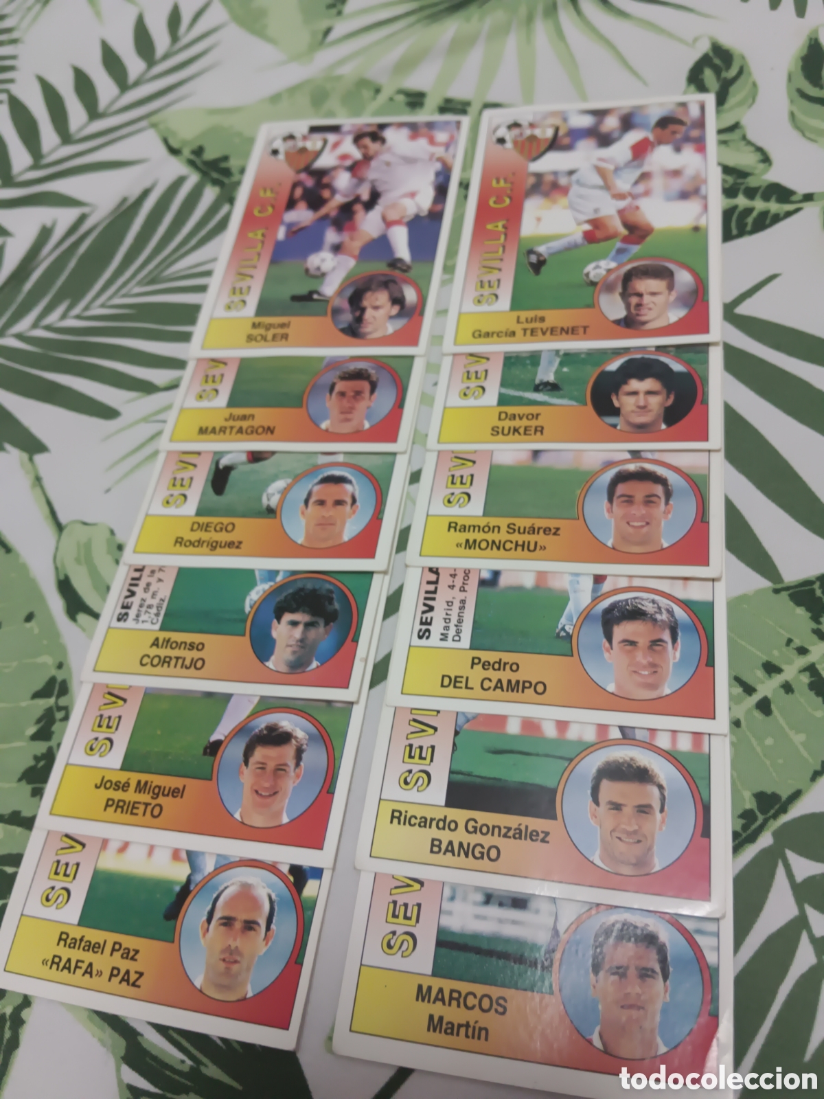 Cromos de f&uacute;tbol: Cromos Liga 1994/95 Sevilla fc