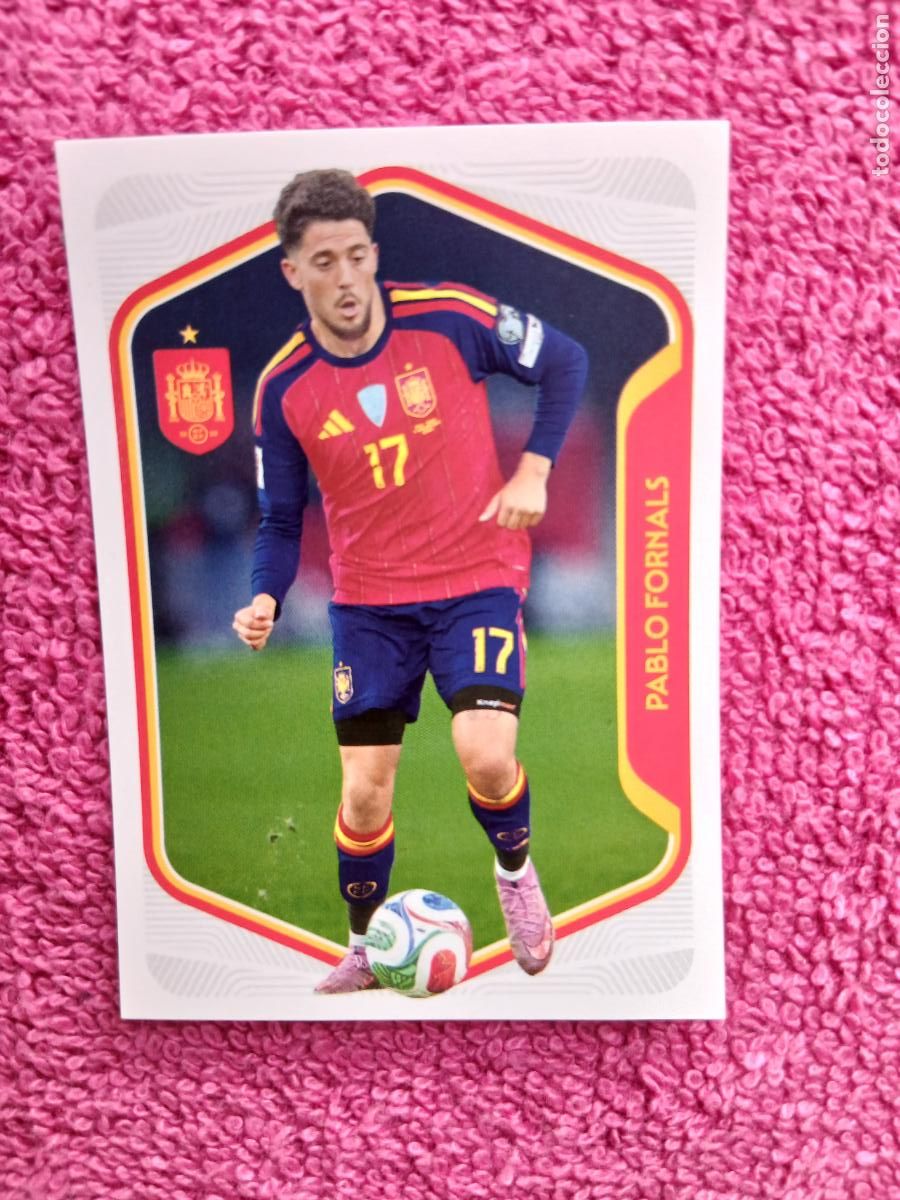 Cromos de f&uacute;tbol: espa&ntilde;a 2026 45 pablo fornals selecci&oacute;n espa&ntilde;ola panini carrefour family mundial de futbol