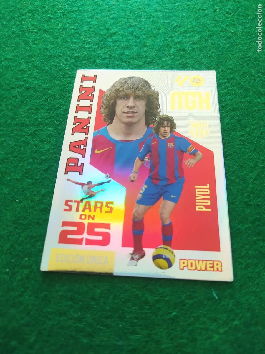 Cromos de f&uacute;tbol: MEGACRACKS 2026 2027 MGK 26 27 NUEVO - STARS ON 25 POWER FC BARCELONA PUYOL