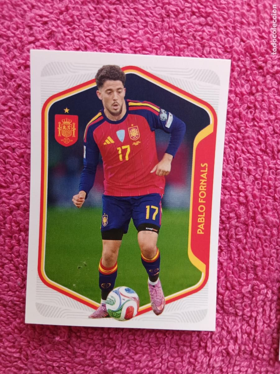 Cromos de f&uacute;tbol: espa&ntilde;a 2026 45 pablo fornals selecci&oacute;n espa&ntilde;ola panini carrefour family mundial de futbol