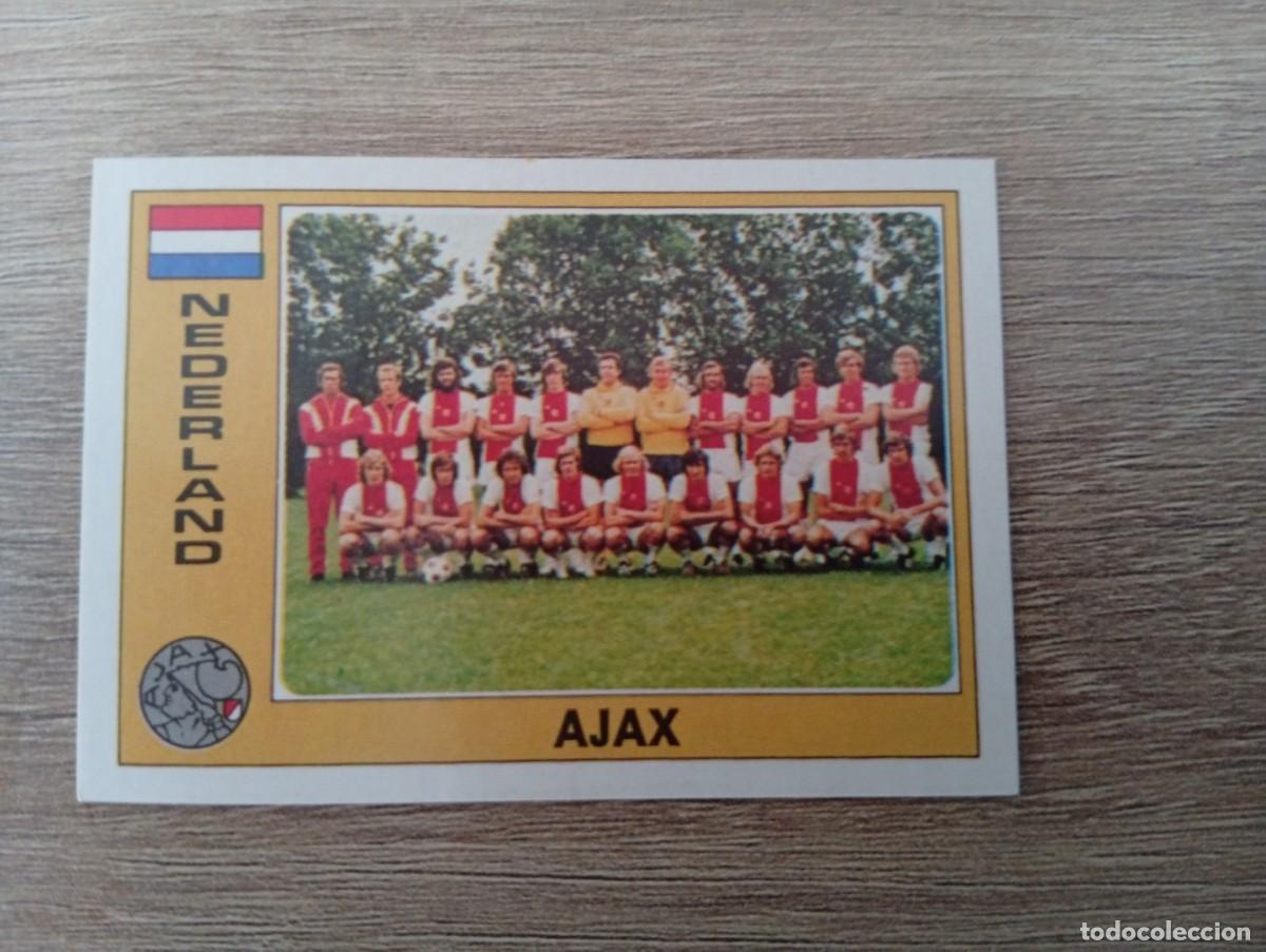 Cromos de f&uacute;tbol: ALINEACION AJAX HOLANDA 192 PANINI EURO YUGOSLAVIA 1976 FOOTBALL EUROCOPA 76 SIN PEGAR