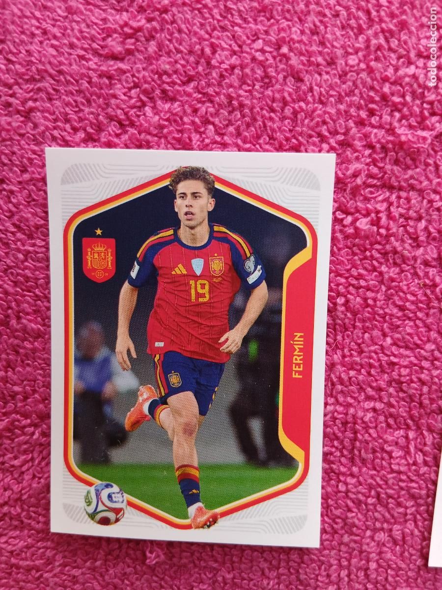 Cromos de f&uacute;tbol: espa&ntilde;a 2026 46 ferm&iacute;n selecci&oacute;n espa&ntilde;ola panini carrefour family mundial de futbol