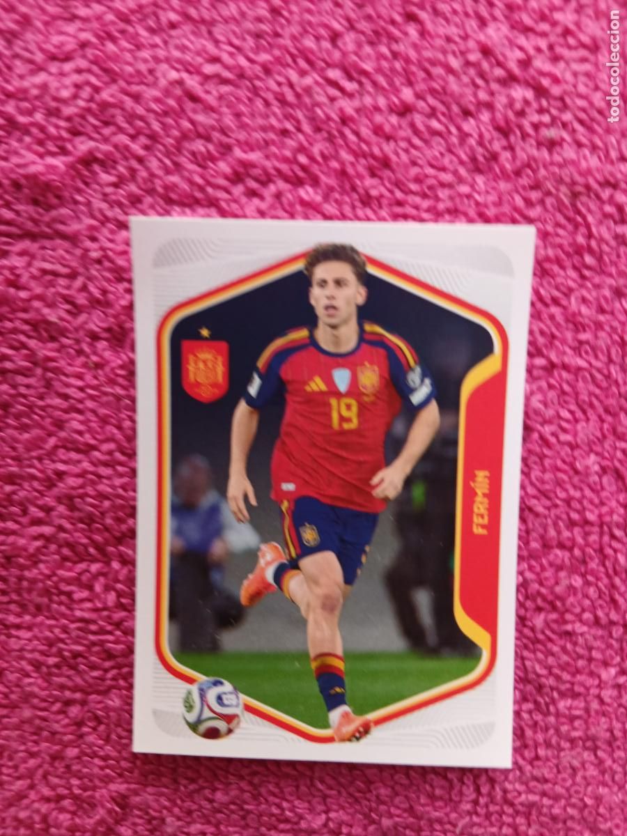 Cromos de f&uacute;tbol: espa&ntilde;a 2026 46 ferm&iacute;n selecci&oacute;n espa&ntilde;ola panini carrefour family mundial de futbol