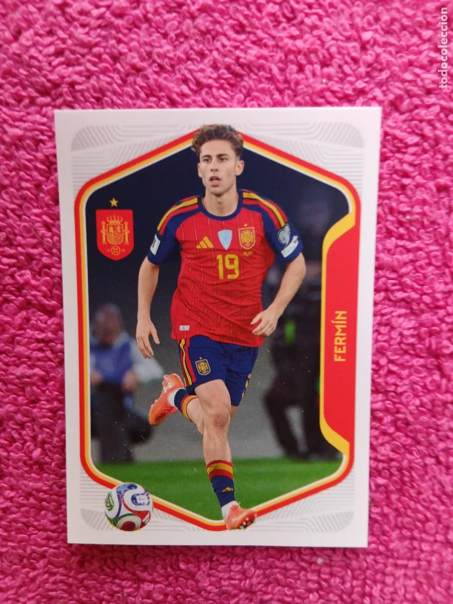 Cromos de f&uacute;tbol: espa&ntilde;a 2026 46 ferm&iacute;n selecci&oacute;n espa&ntilde;ola panini carrefour family mundial de futbol