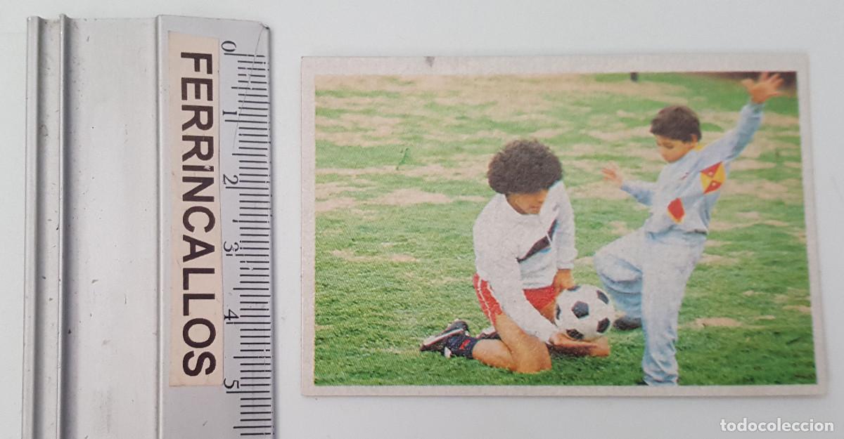 Cromos de f&uacute;tbol: DIEGO ARMANDO MARADONA, MIS ENSE&Ntilde;ANZAS 83, CROMO ESPORT SA, LIGA 1&ordf; DIVISI&Oacute;N 1984 85, SIN PEGAR