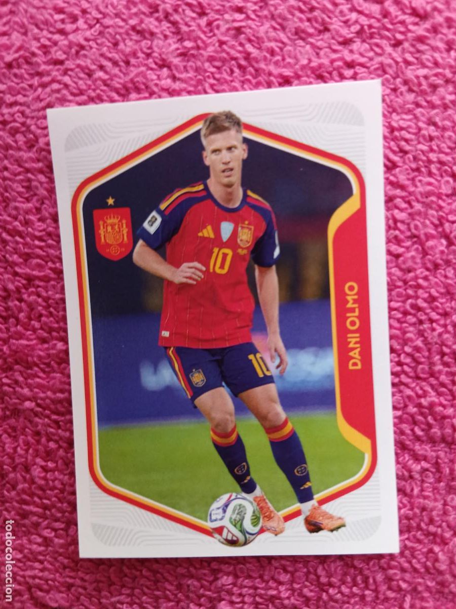 Cromos de f&uacute;tbol: espa&ntilde;a 2026 48 dani olmo selecci&oacute;n espa&ntilde;ola panini carrefour family mundial de futbol