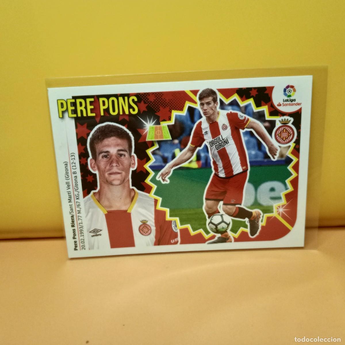 Fu&szlig;ball-Sticker: EDICIONES ESTE 2018 2019 18 19 GIRONA F.C PERE PONS 9