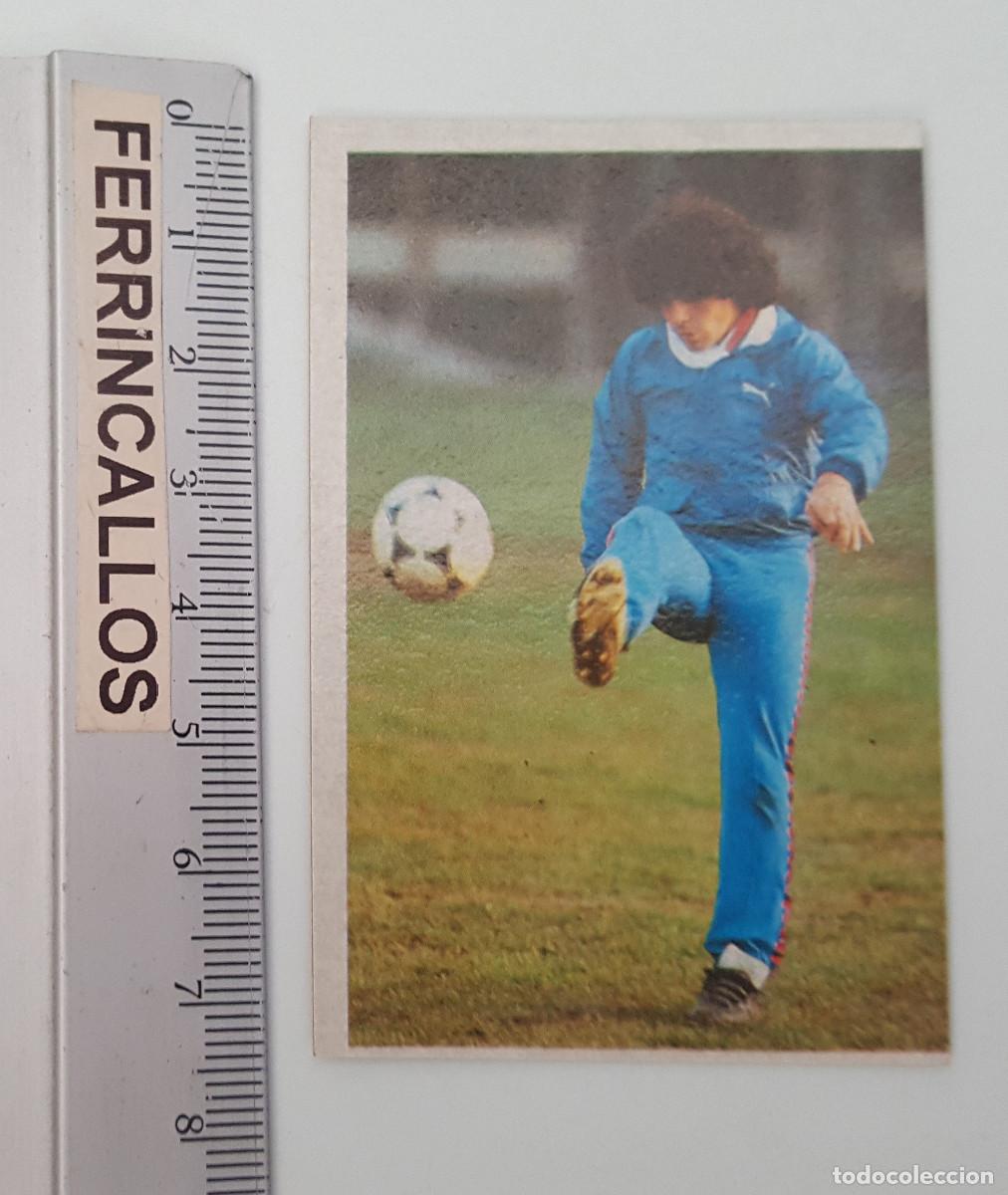 Fu&szlig;ball-Sticker: DIEGO ARMANDO MARADONA, MIS ENSE&Ntilde;ANZAS 78, CROMO ESPORT SA, LIGA 1&ordf; DIVISI&Oacute;N 1984 85, SIN PEGAR
