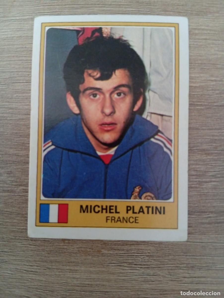 Cromos de f&uacute;tbol: MICHEL PLATINI ROOKIE FRANCIA 106 PANINI EURO YUGOSLAVIA 1976 FOOTBALL EUROCOPA 76 SIN PEGAR