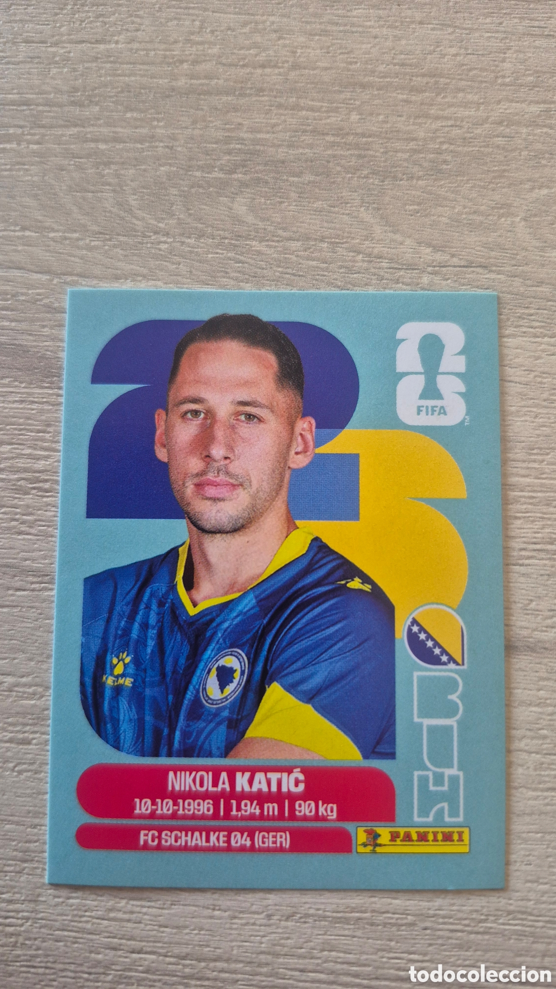 Cromos de f&uacute;tbol: BIH7 Katić FIFA World Cup 2026