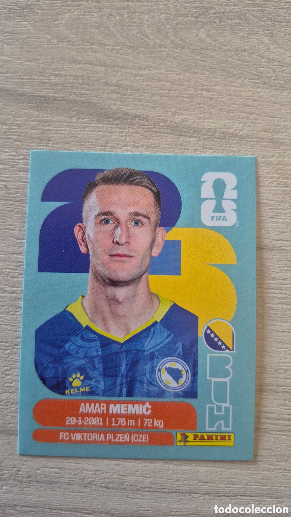 Cromos de f&uacute;tbol: BIH16 Memić FIFA World Cup 2026
