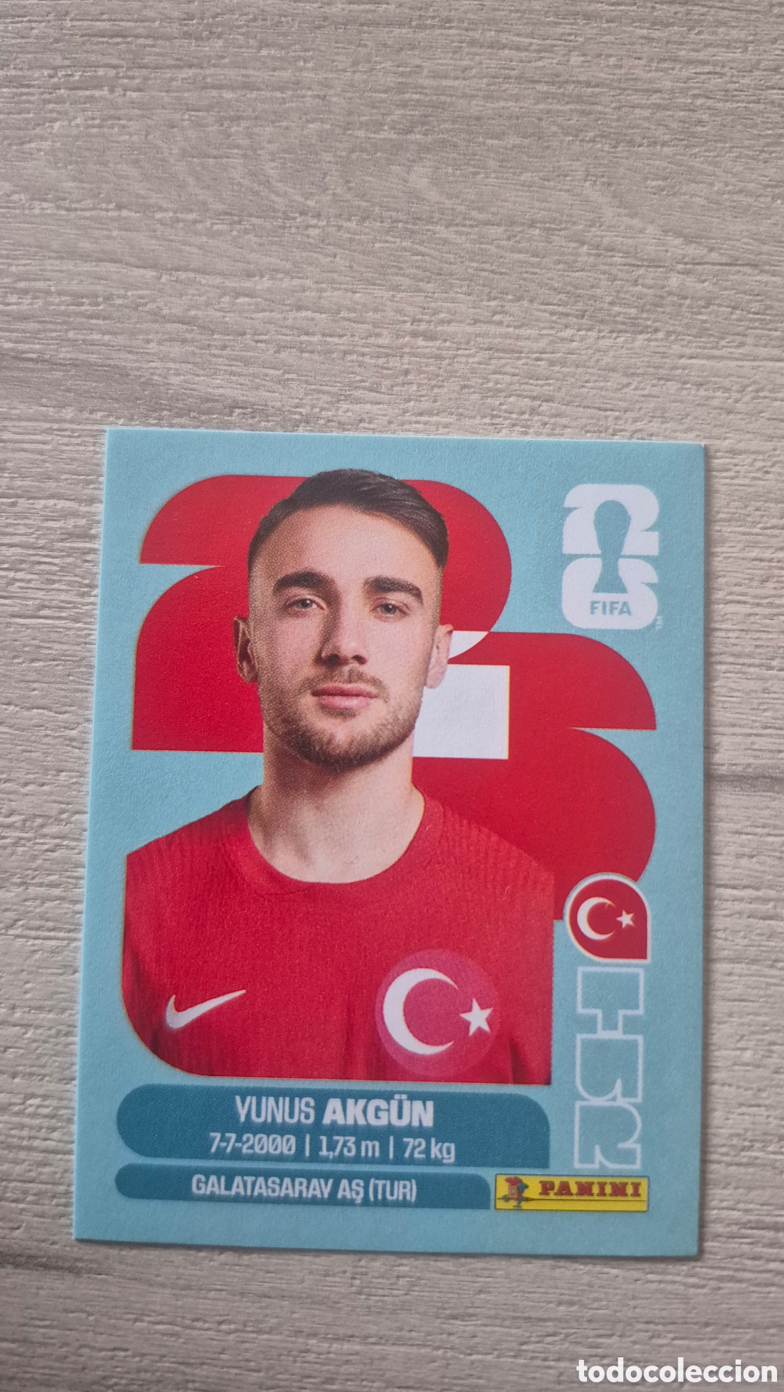 Cromos de f&uacute;tbol: TUR16 Akg&uuml;n FIFA World Cup 2026