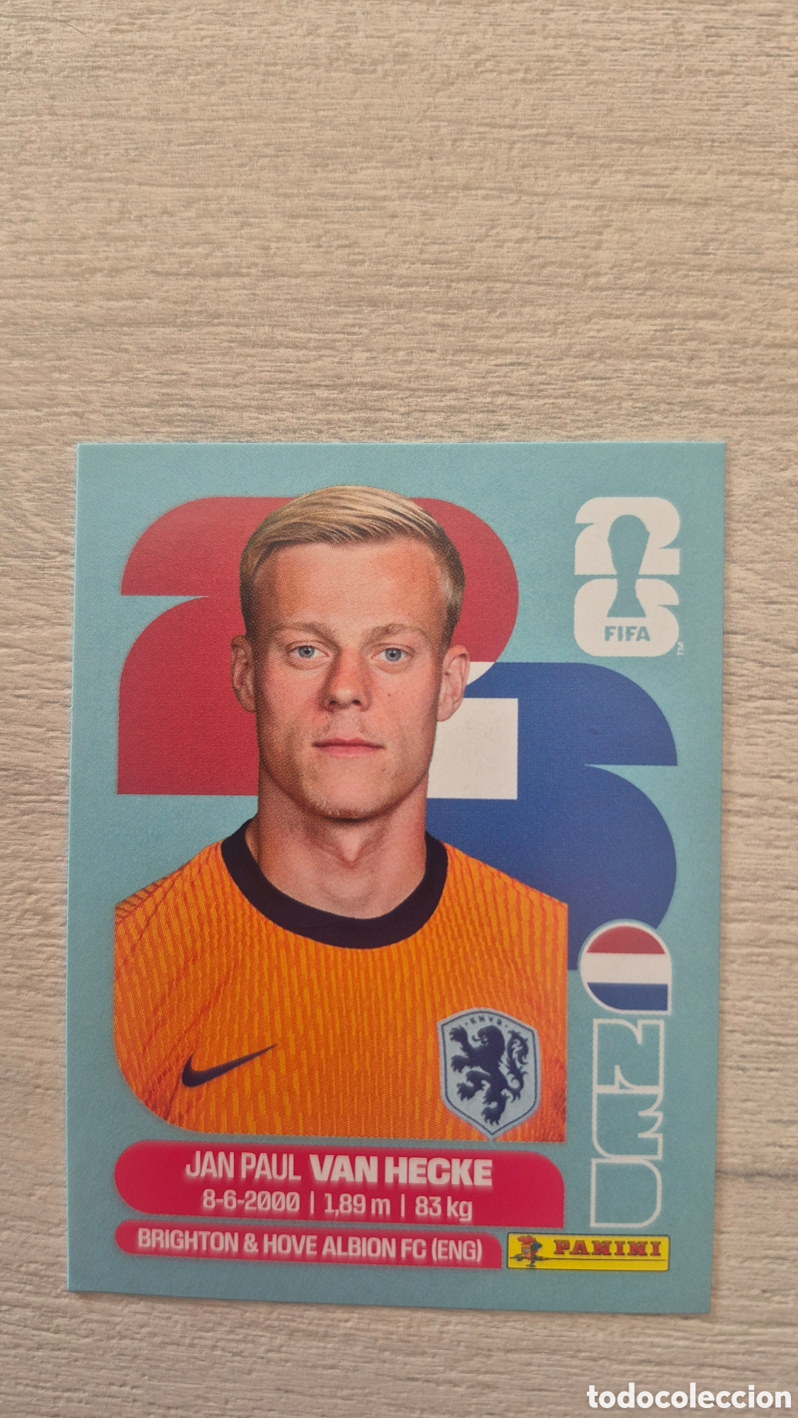 Football Stickers: NED9 Van Hecke FIFA World Cup 2026