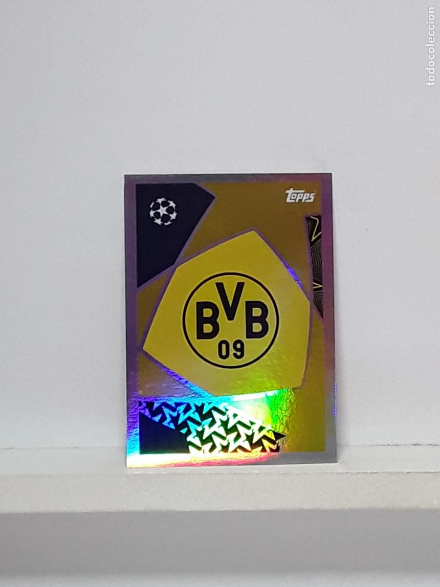 Football Stickers: CHAMPIONS STICKER 2025 2026 25 26 ALBUM TOPPS LEAGUE N 140 BORUSSIA DORTMUND ESCUDO LOGO