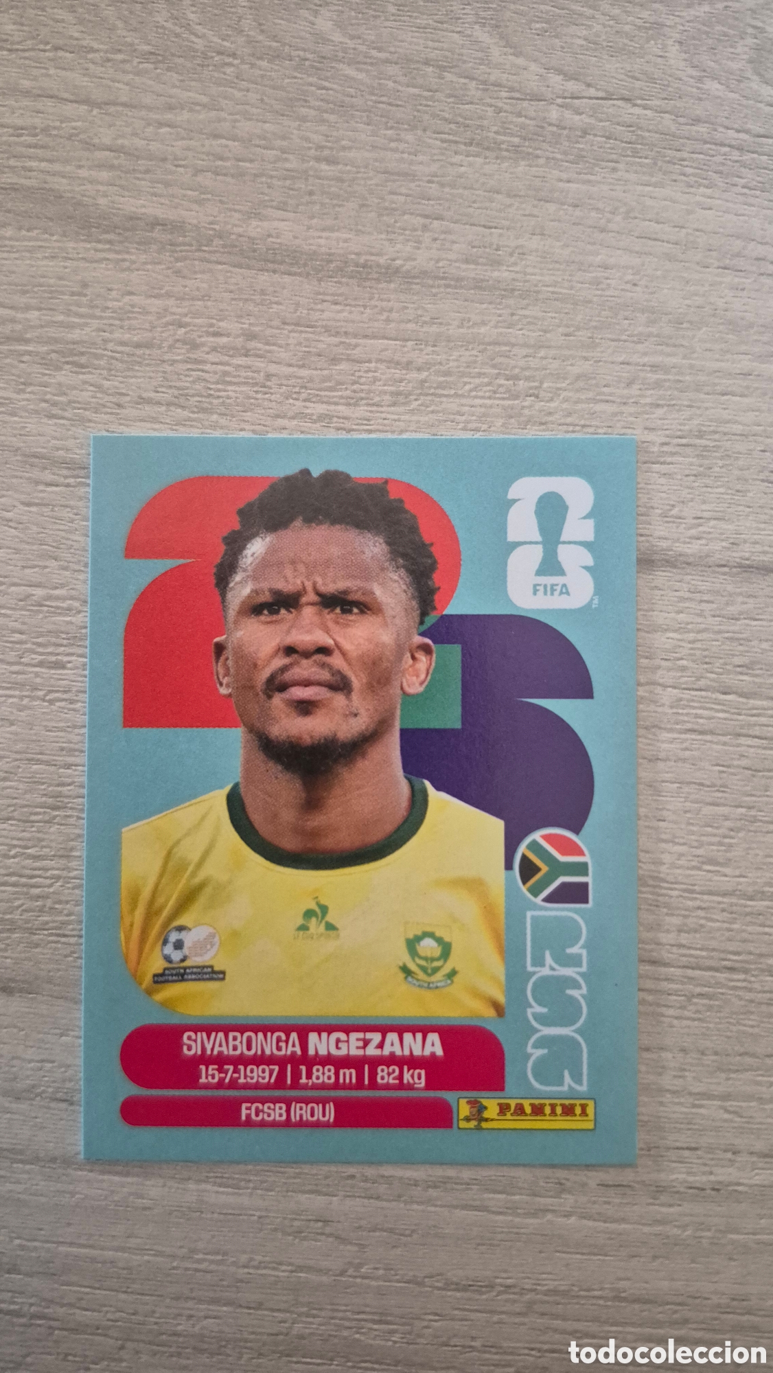 Cromos de f&uacute;tbol: RSA8 Ngezana FIFA World Cup 2026